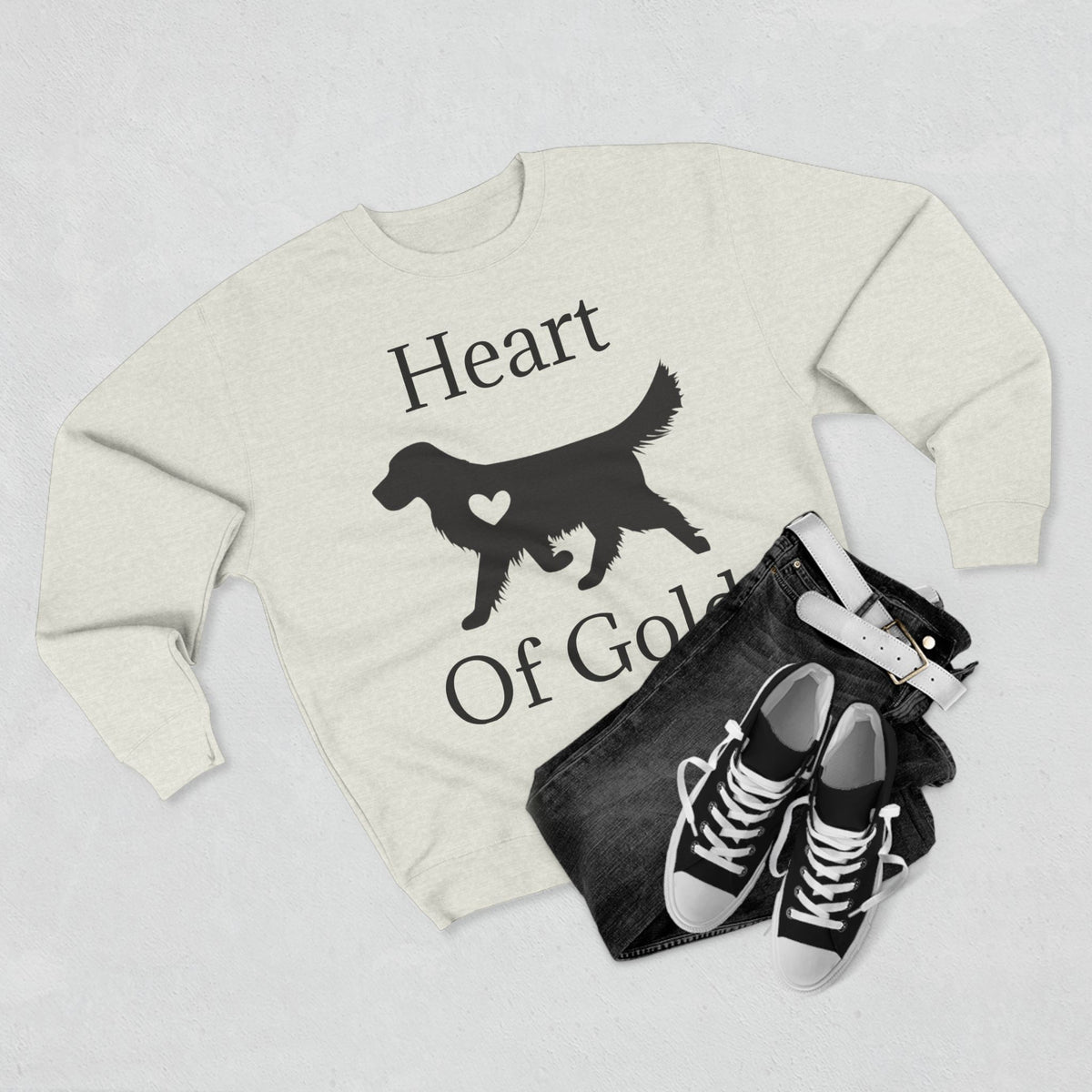 Heart Of Gold Unisex Crewneck Sweatshirt