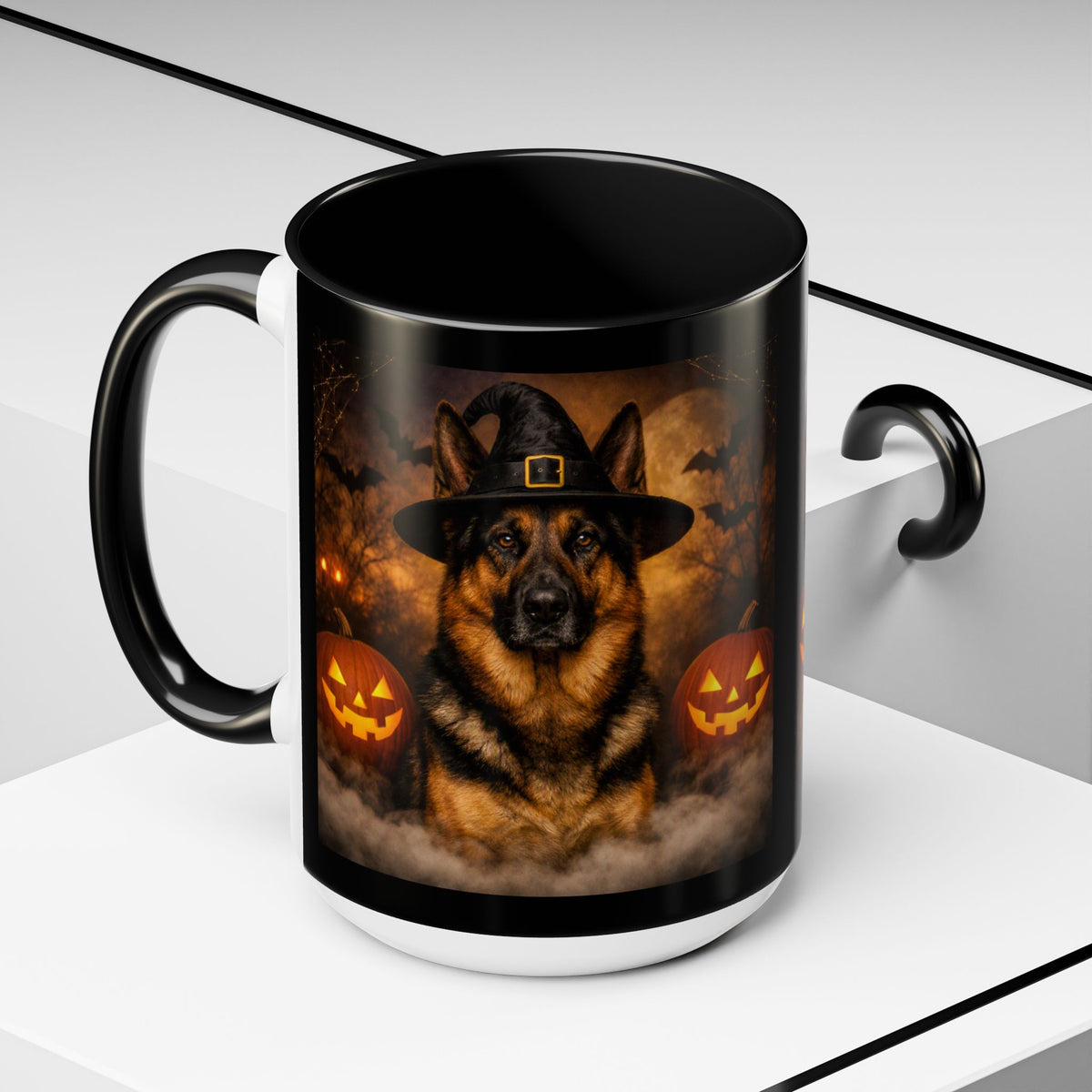 Witch Hat Pack German Shepherd 2-Tone Coffee Mug