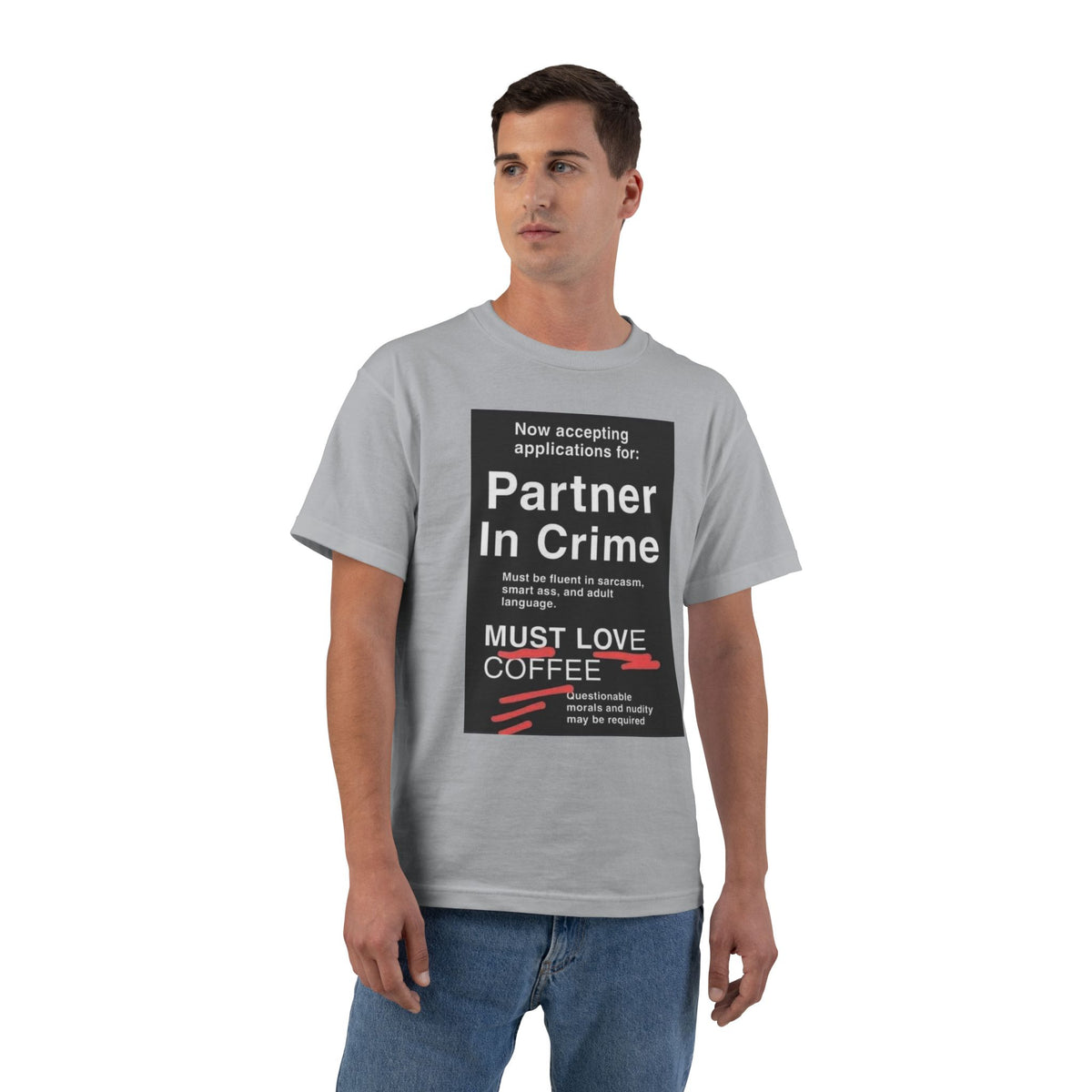 Partner In Crime Men's Short-Sleeve Crewneck Tee