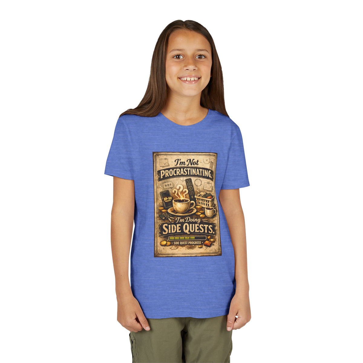 Procrastinating Youth Unisex Short Sleeve Crewneck Tee