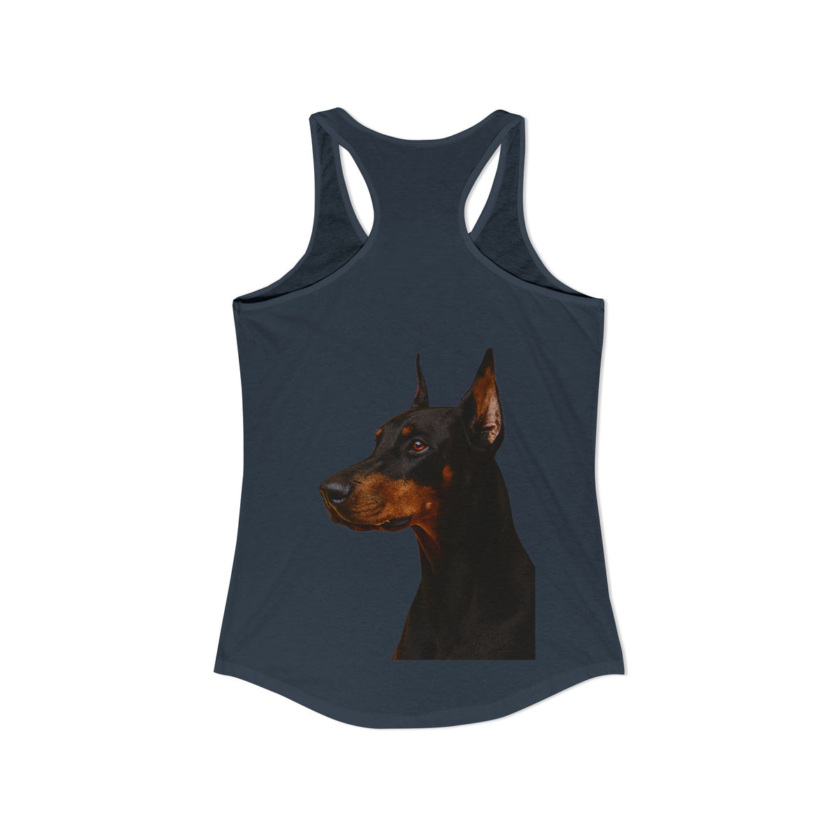 Doberman Head Women's Racerback Tank
