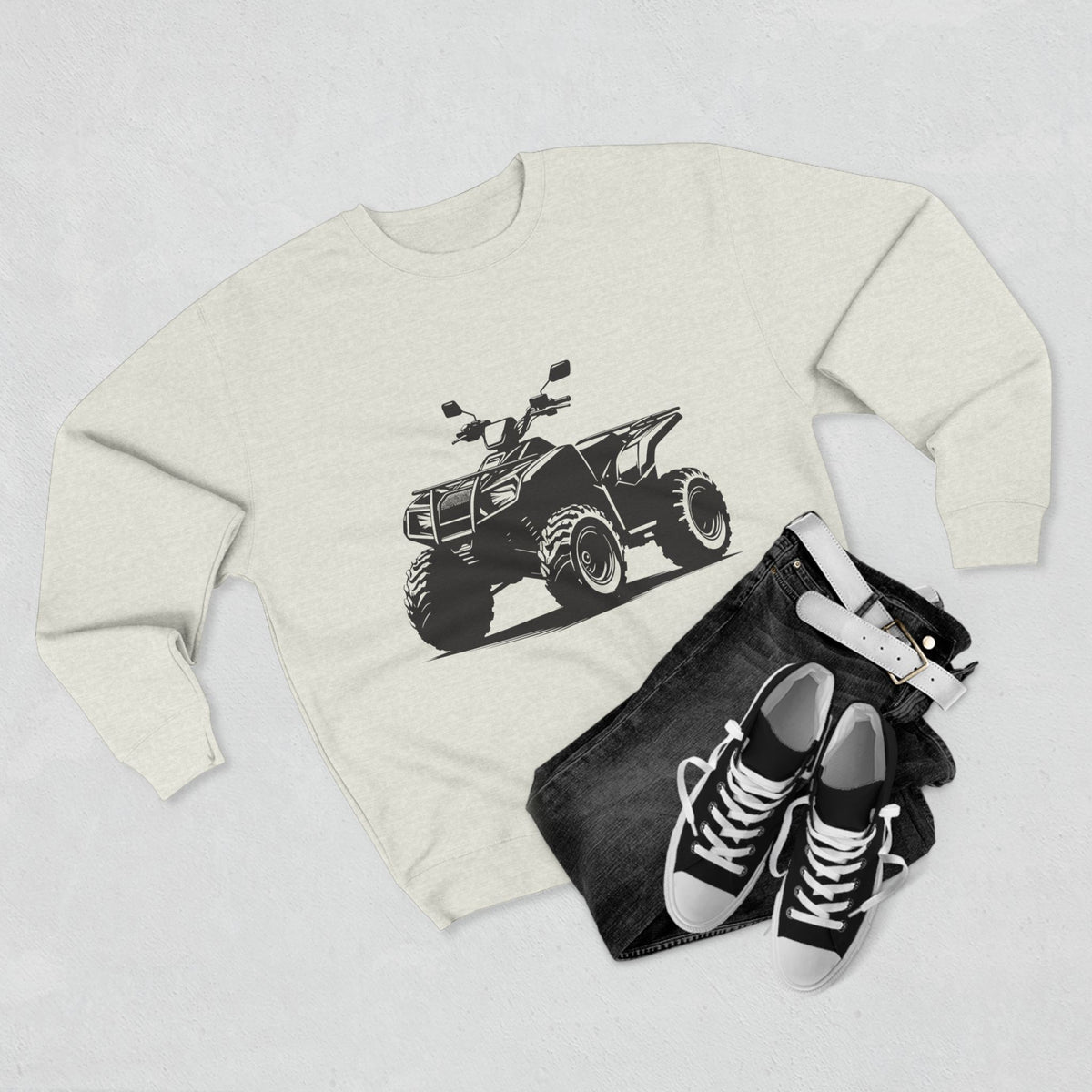 Off The Beaten Path Quad Unisex Crewneck Sweatshirt