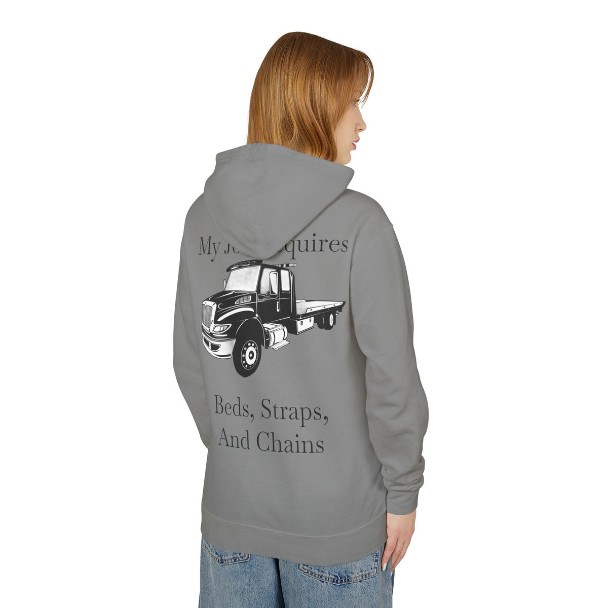 Beds, Straps, And Chains Unisex Lightweight Hoodie