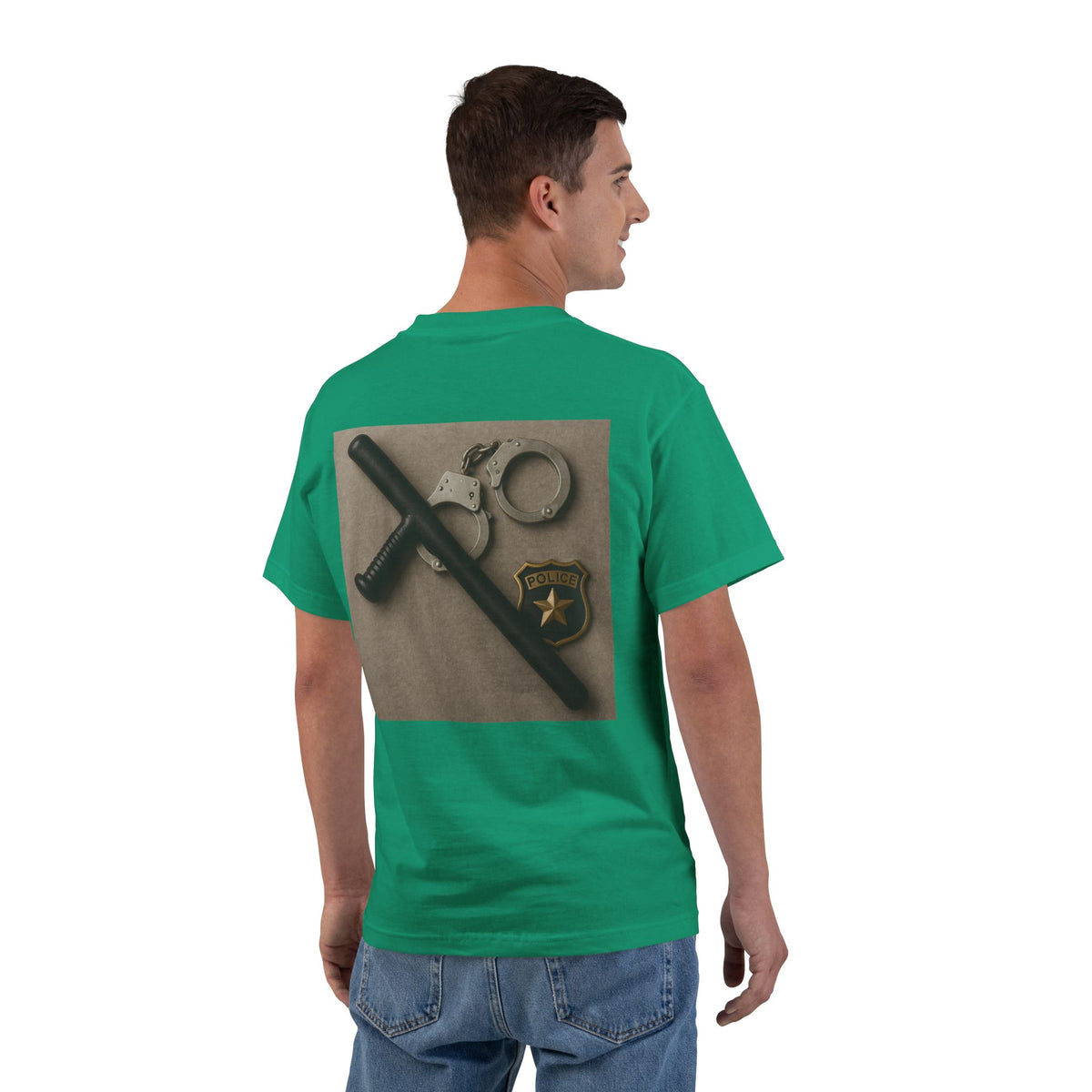Law Enforcement Appreciation Men's Short-Sleeve Crewneck Tee