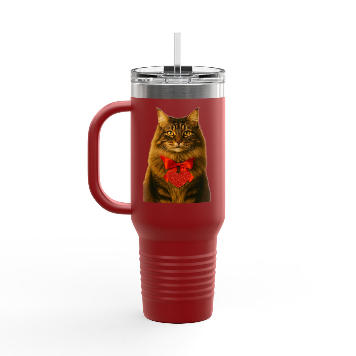 Cupid's Companion Cat Insulated Travel Mug