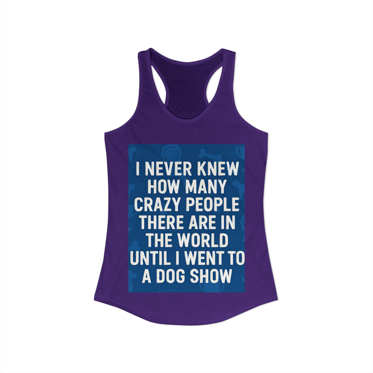 Never Knew Women's Racerback Tank