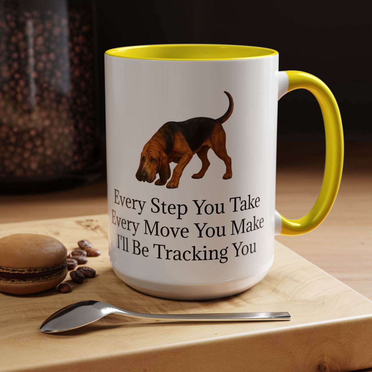 Tracking You 2-Tone Coffee Mug
