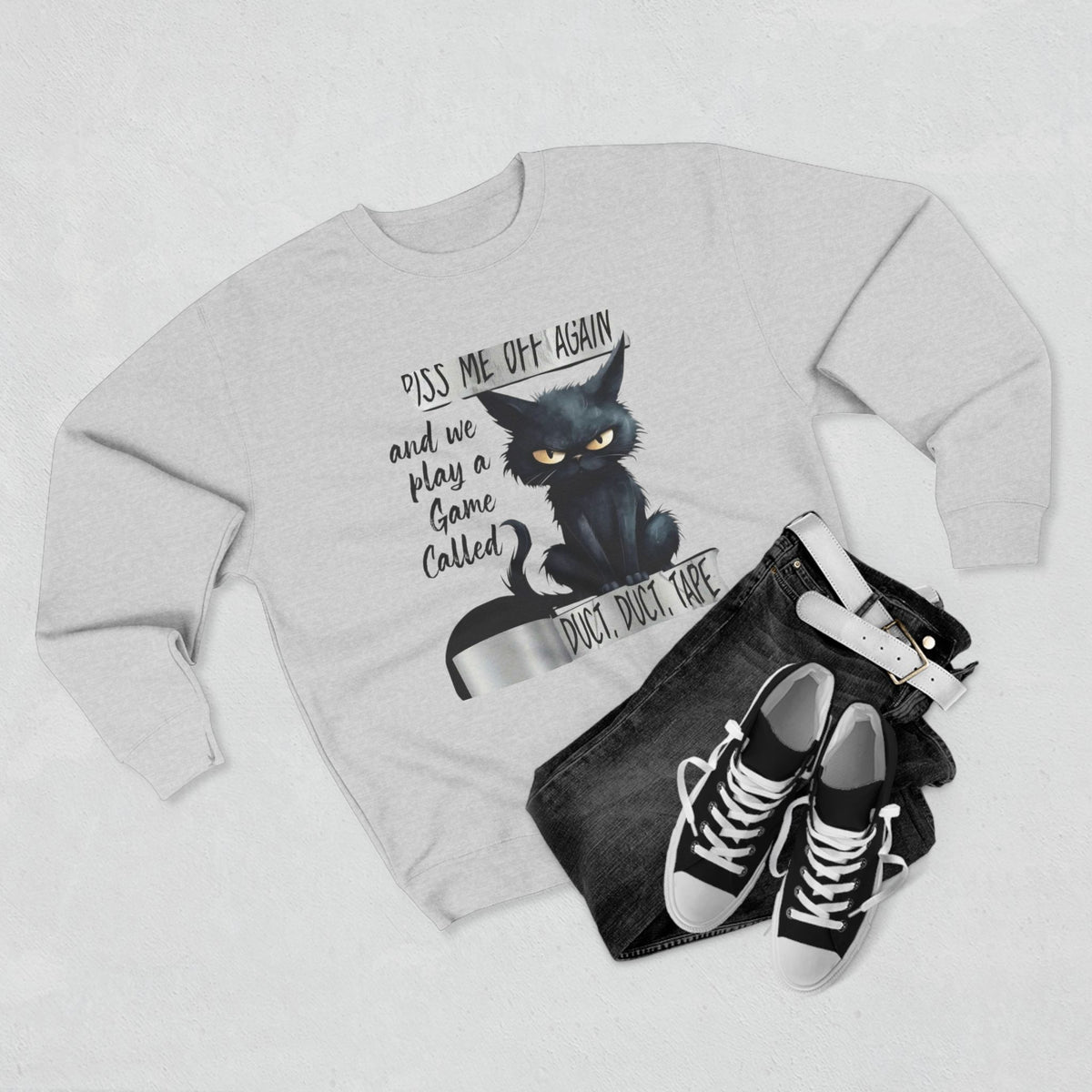 Duct, Duct, Tape Unisex Crewneck Sweatshirt