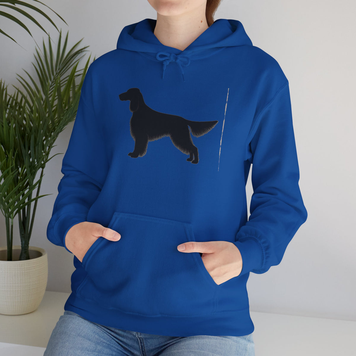 English Setter Silhouette Unisex Hoodie