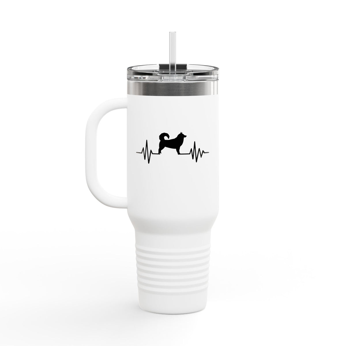 My Heart Beats For Malamutes Insulated Travel Mug