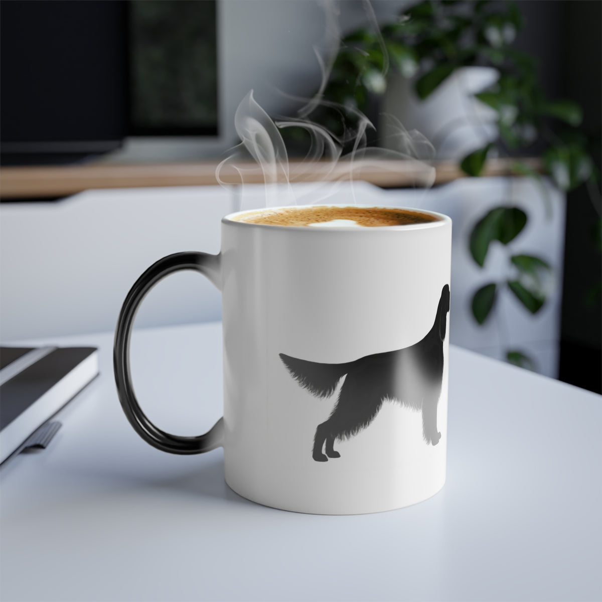 English Setter Silhouette Color Changing Mug