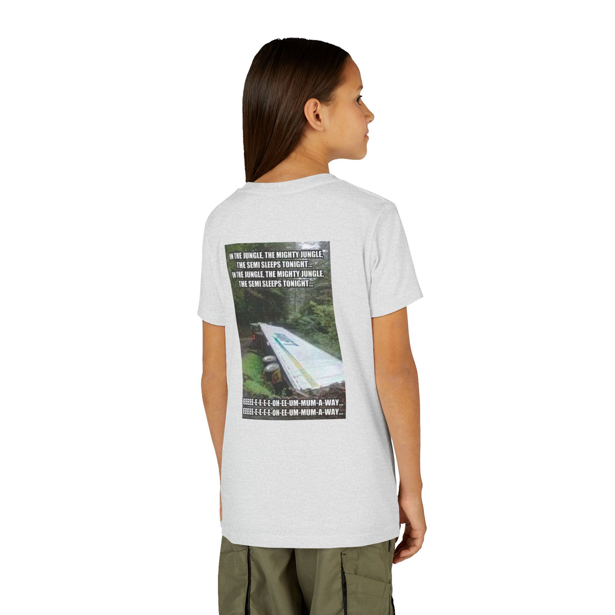 Semi Sleeps Youth Unisex Short Sleeve Crewneck Tee