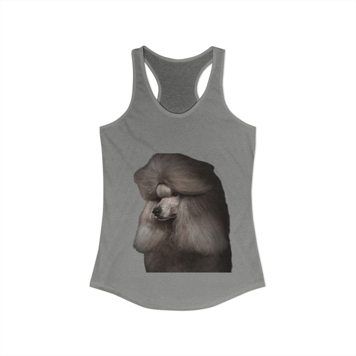 Poodle Head Women's Racerback Tank
