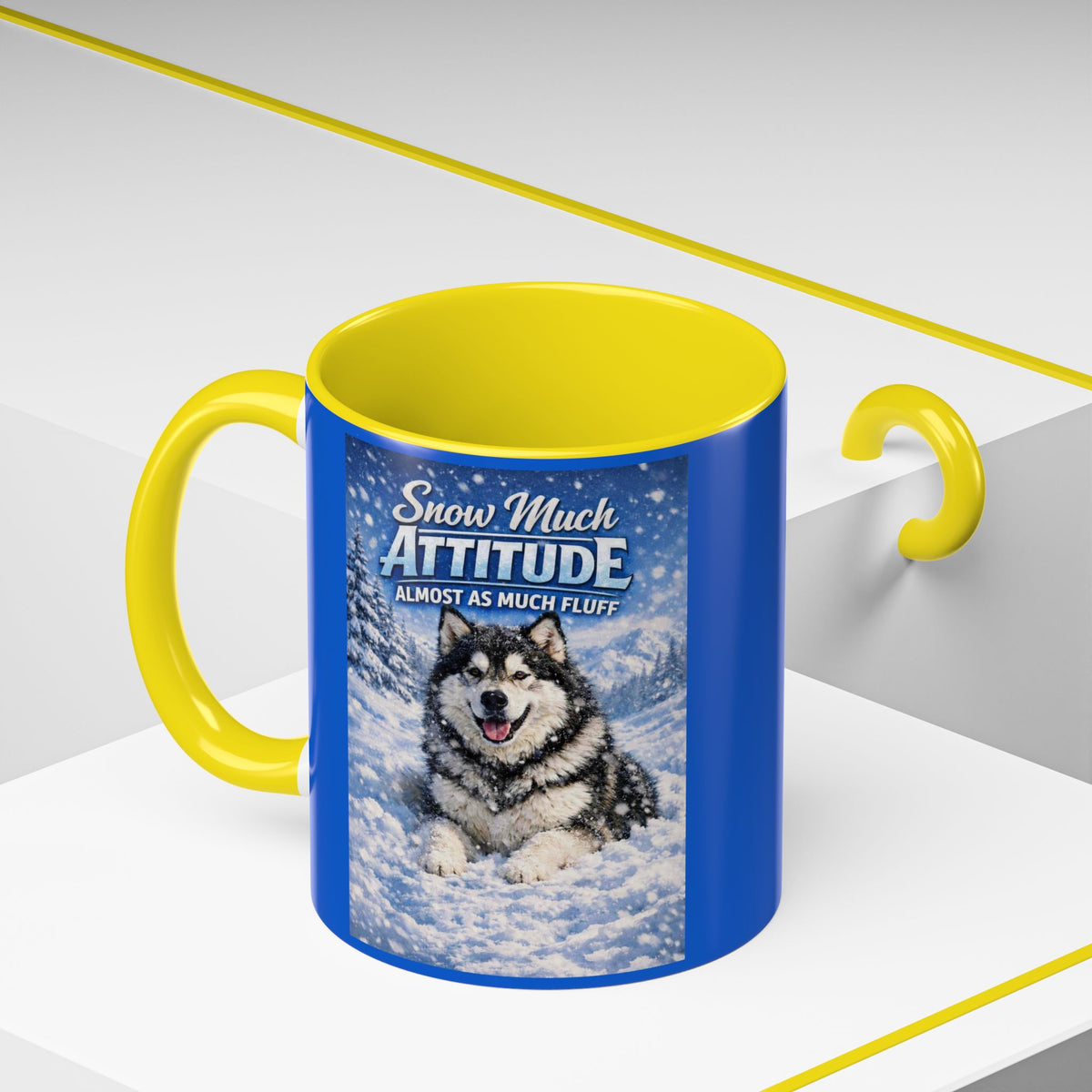 Snow Much Attitude 2-Tone Coffee Mug