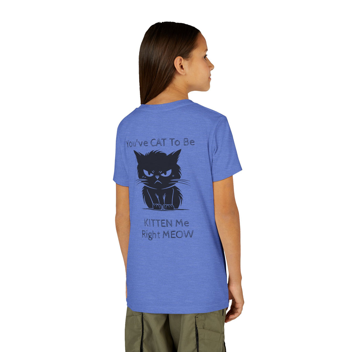 KITTEN Me Youth Unisex Short Sleeve Crewneck Tee