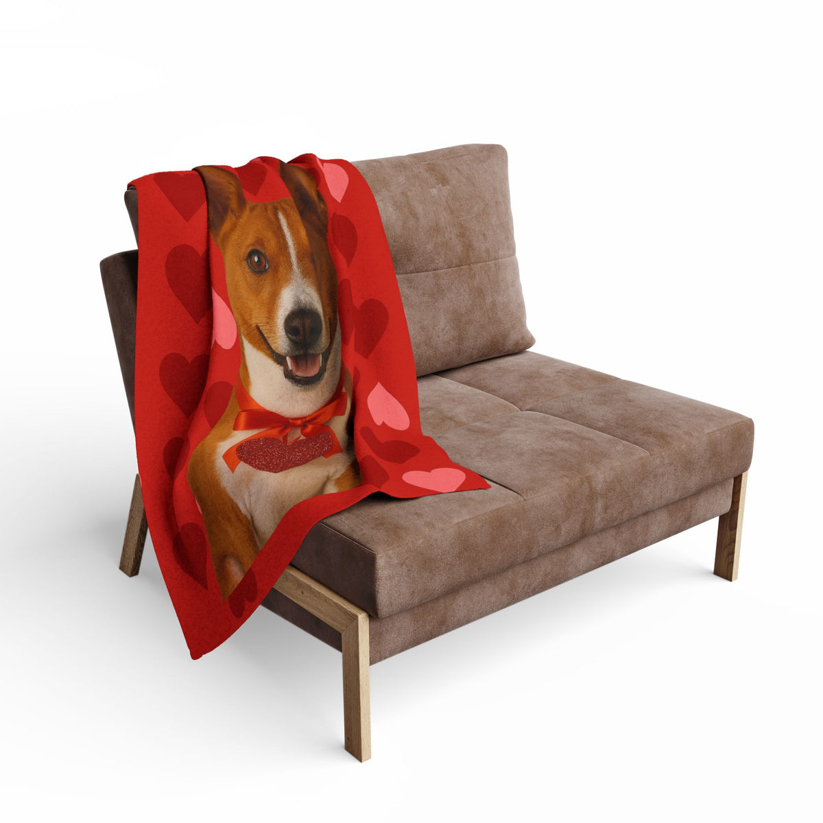 Cupid's Companion Basenji Arctic Fleece Blanket