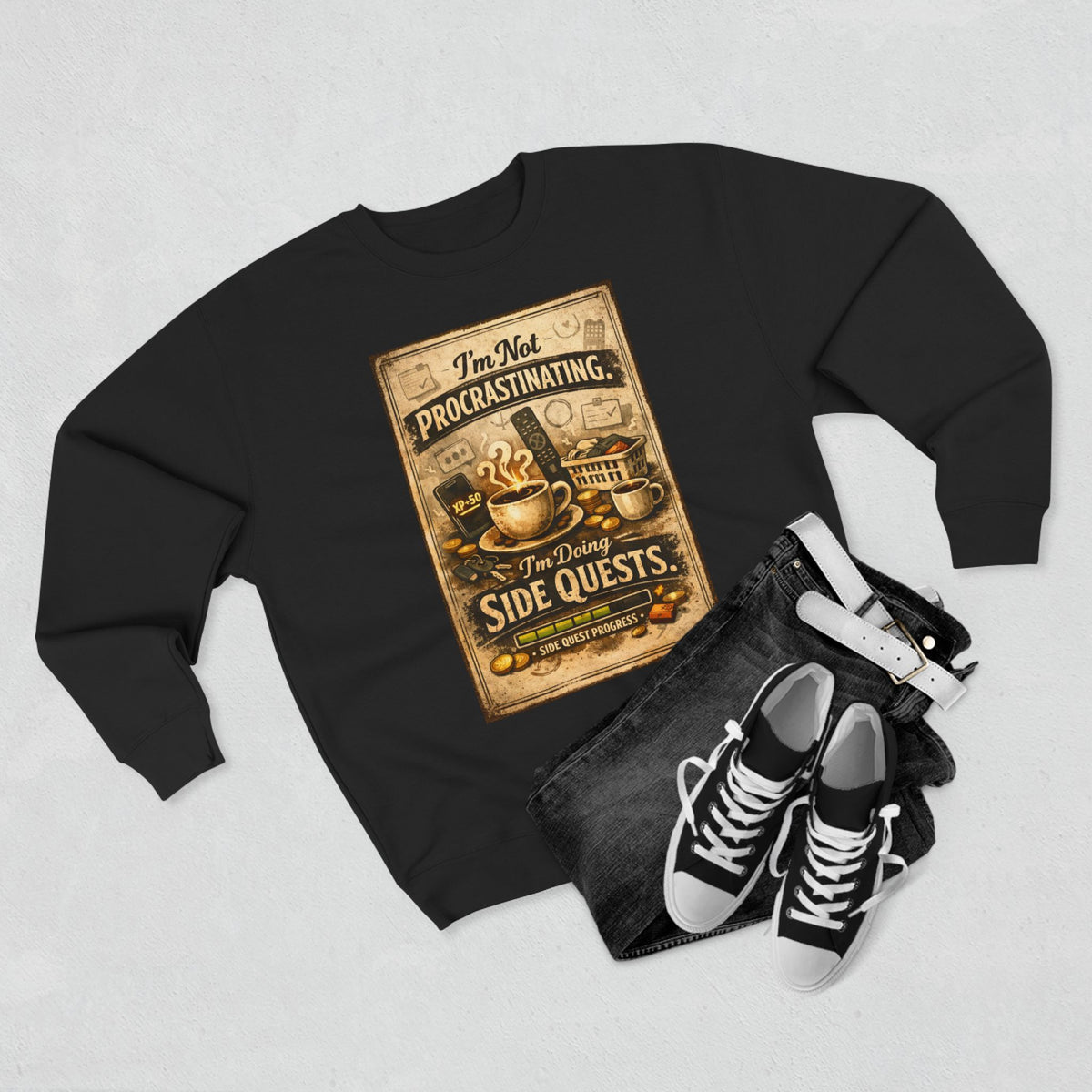 Procrastinating Unisex Crewneck Sweatshirt