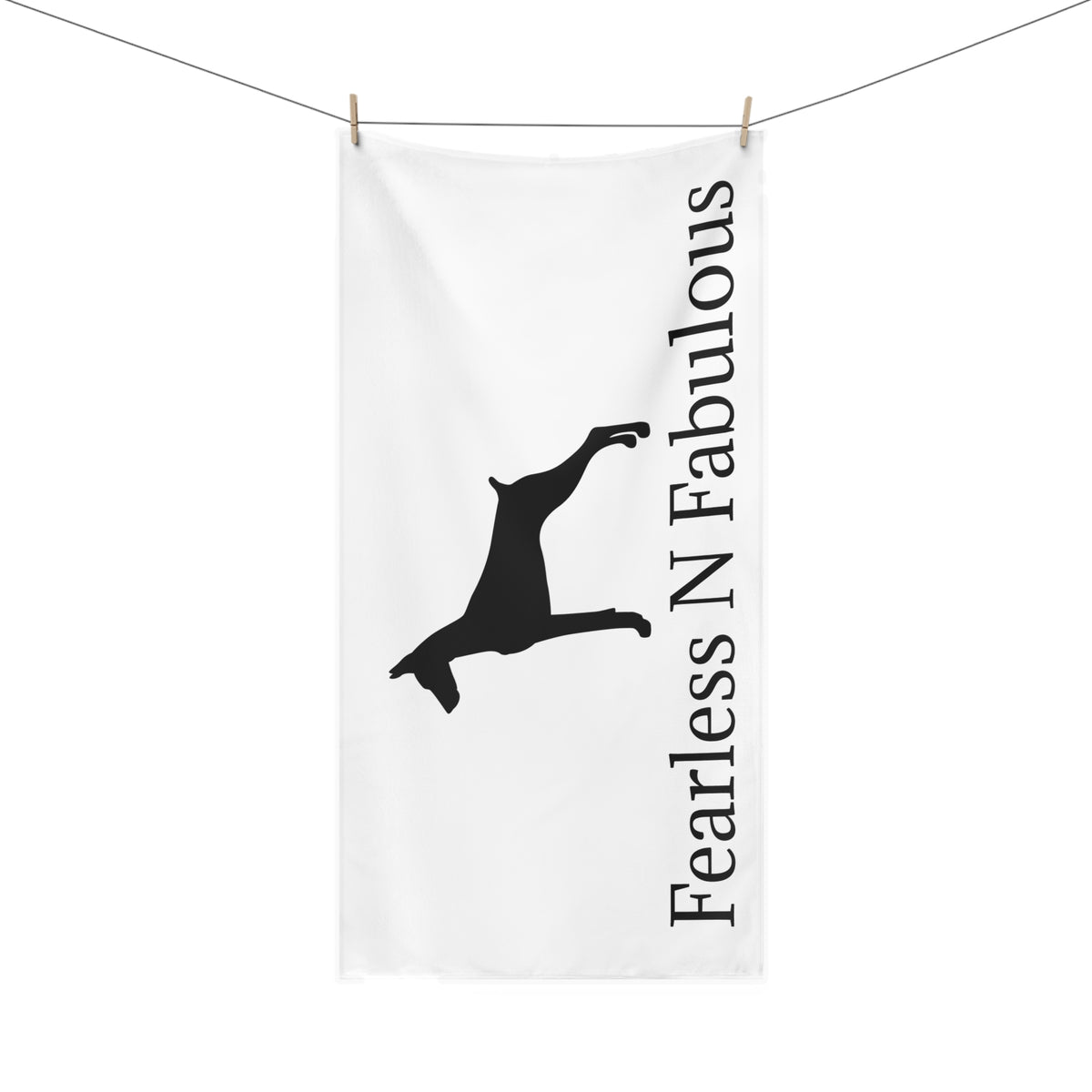 Fearless N Fabulous Mink-Cotton Beach Towel