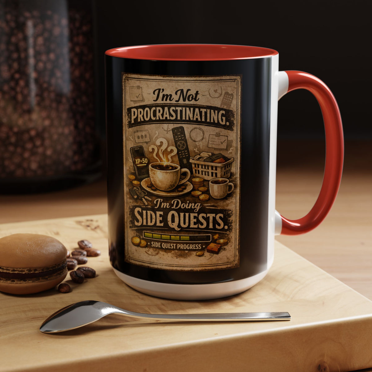Procrastinating 2-Tone Coffee Mug