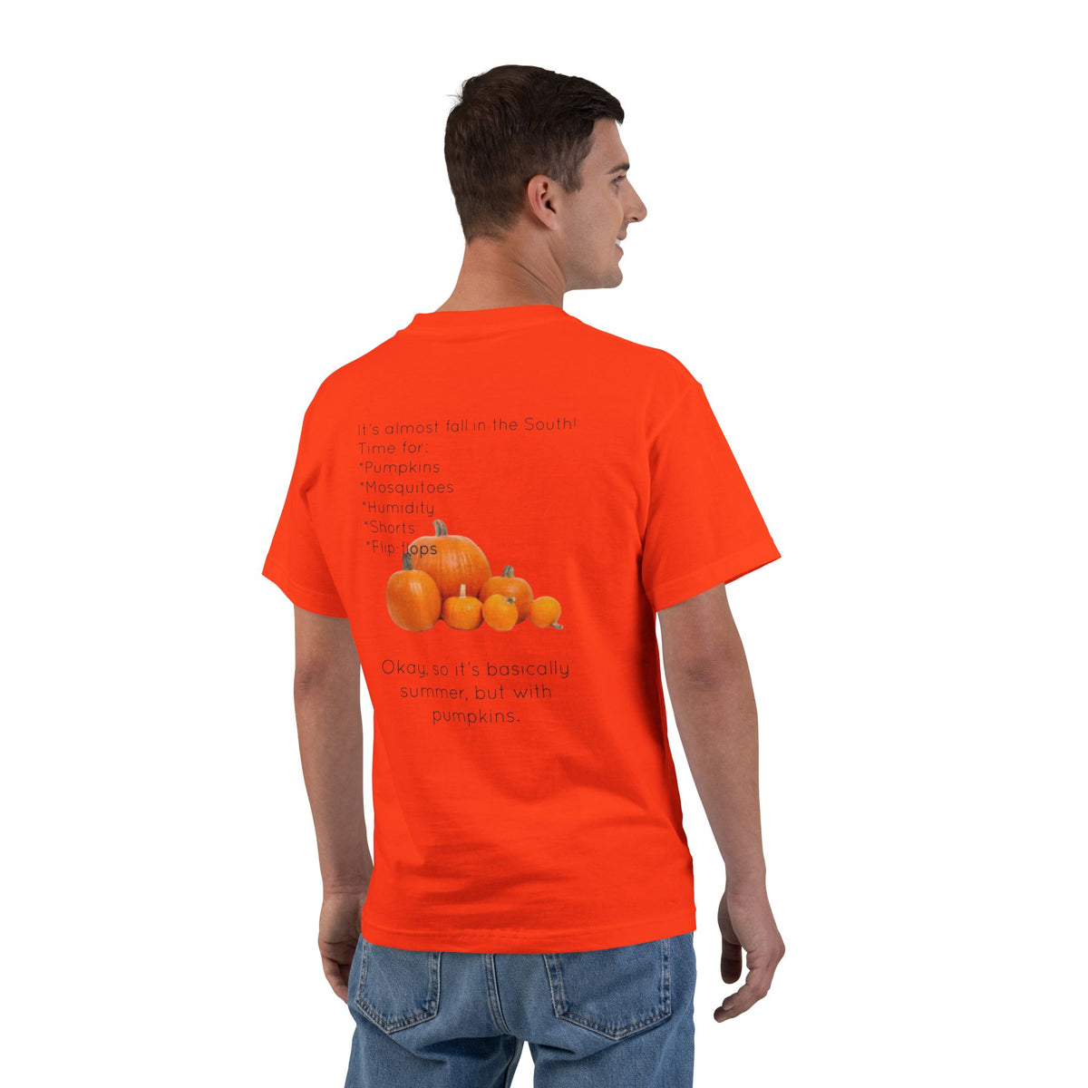Fall In The South Men's Short-Sleeve Crewneck Tee