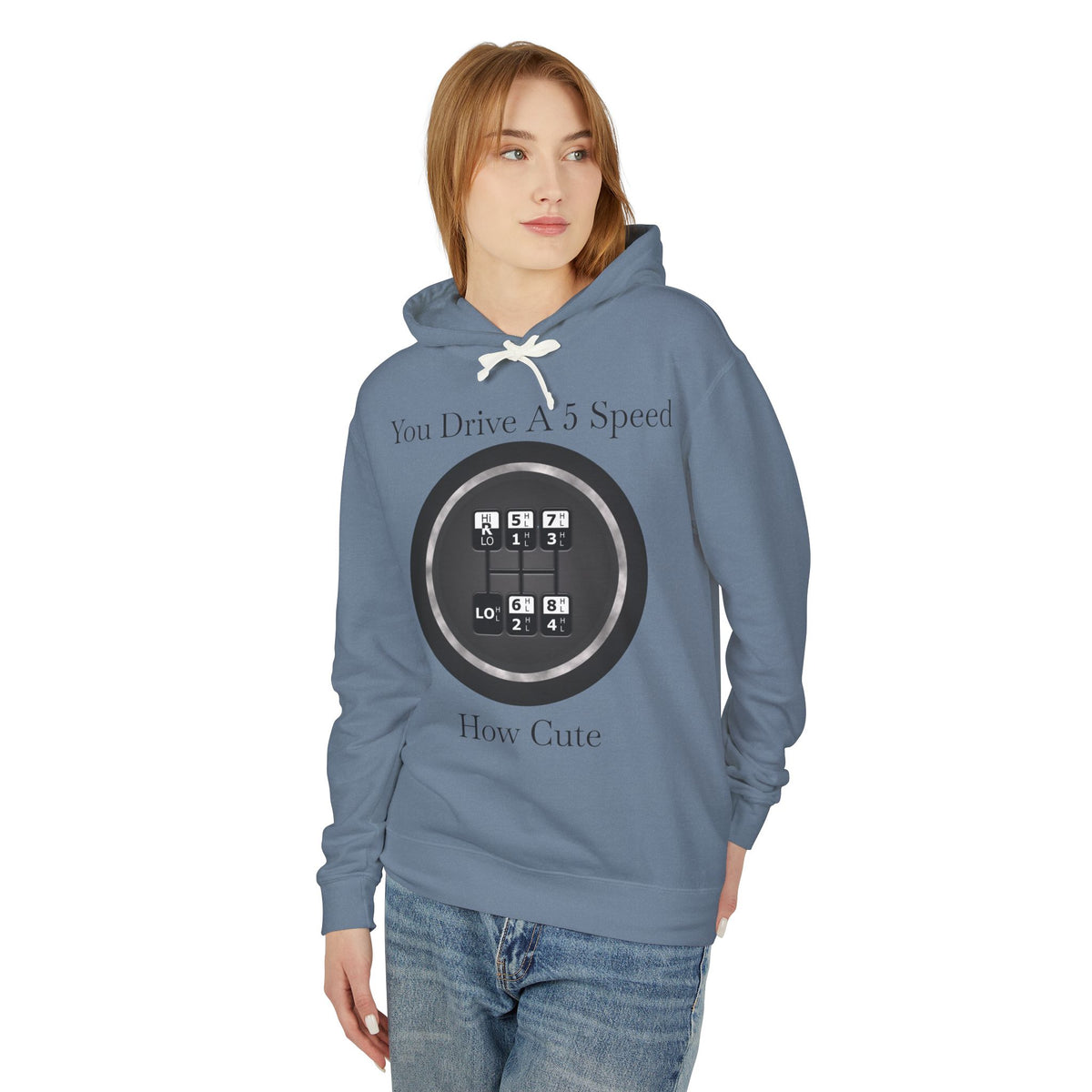 5 Speed How Cute Unisex Lightweight Hoodie