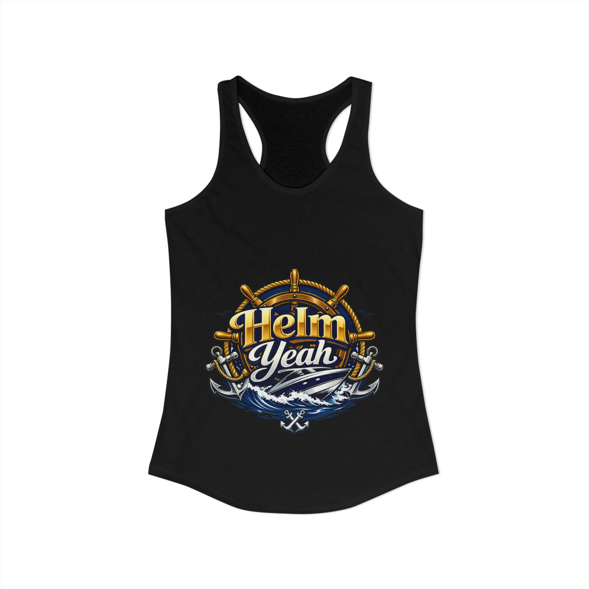 Helm Yeah Women's Racerback Tank