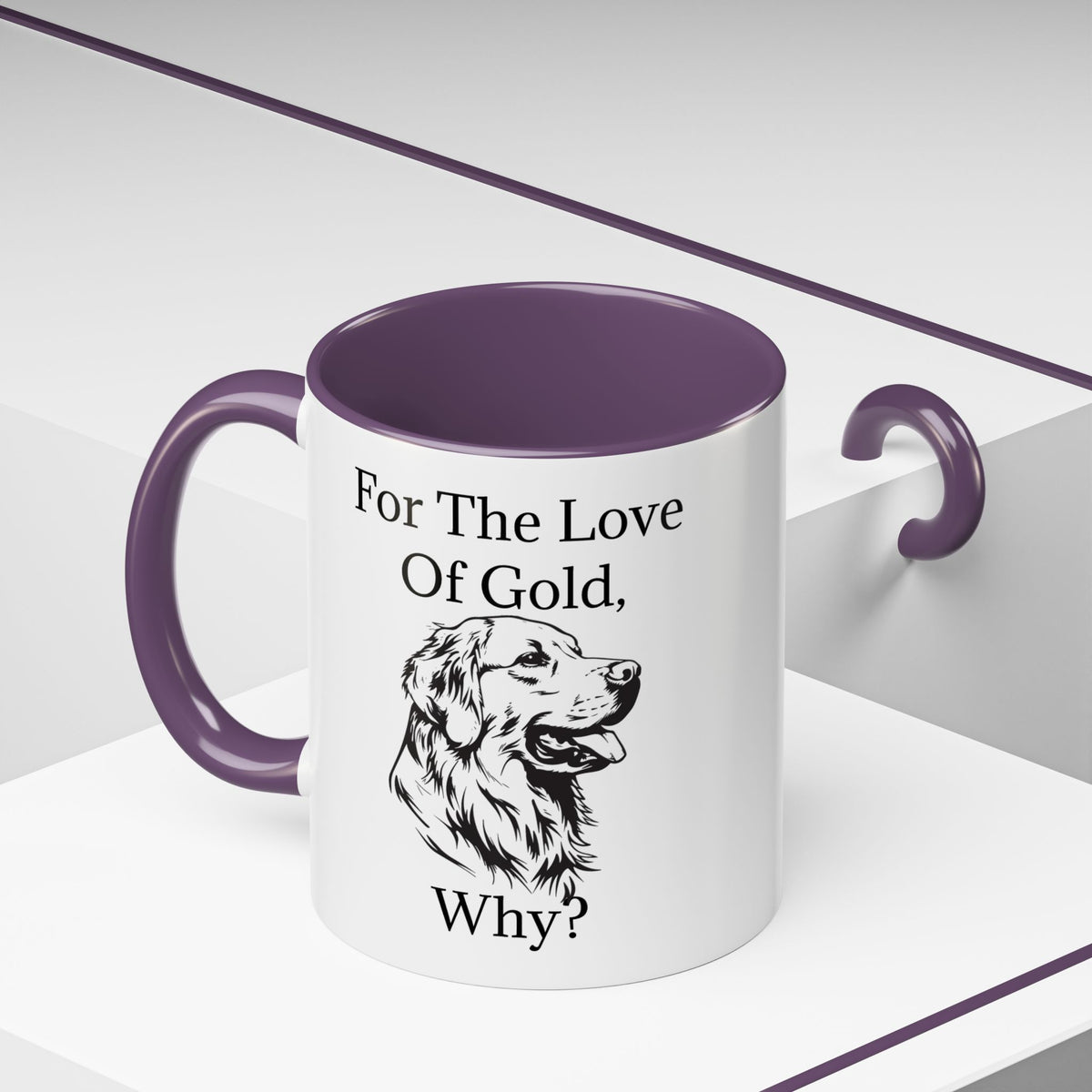 For The Love Of Gold 2-Tone Coffee Mug