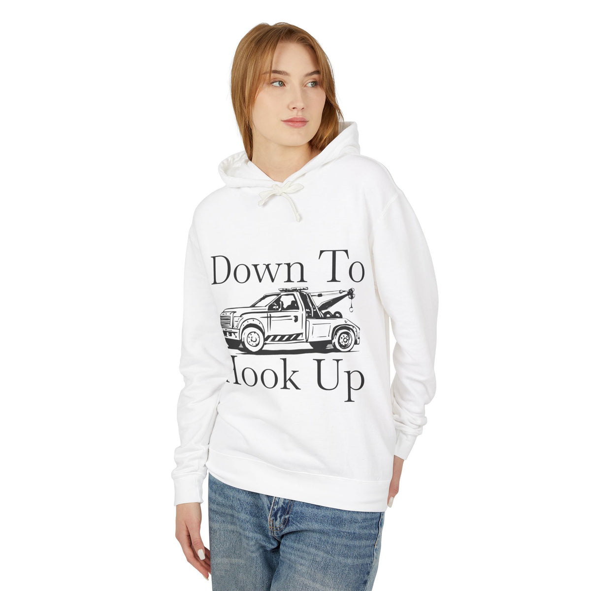 Down To Hook Up Unisex Lightweight Hoodie