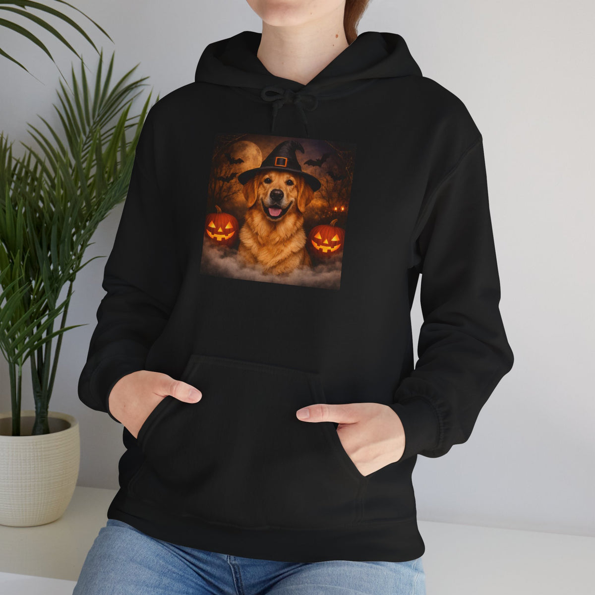 Witch Hat Pack Golden Unisex Hoodie