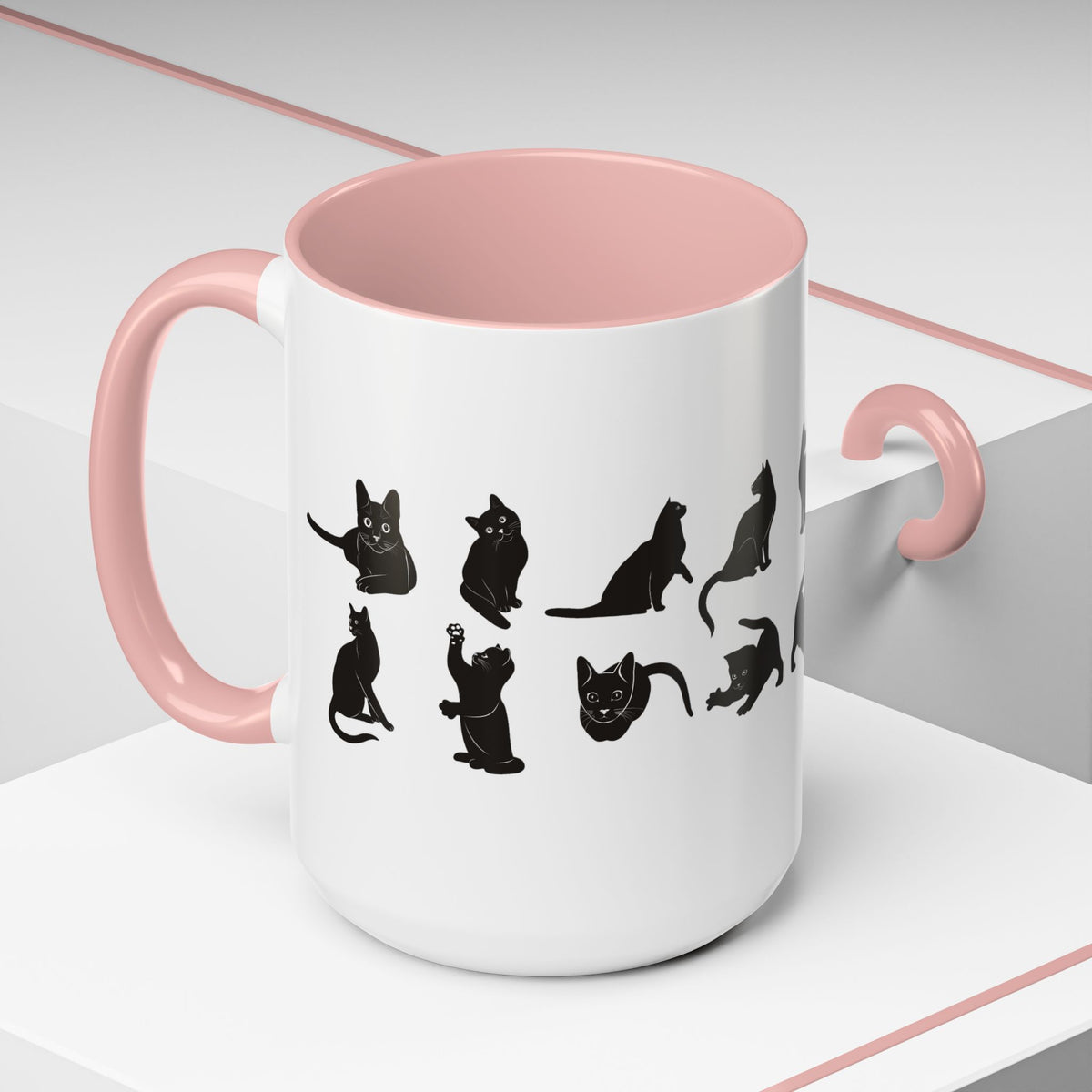 Cats 2-Tone Coffee Mug
