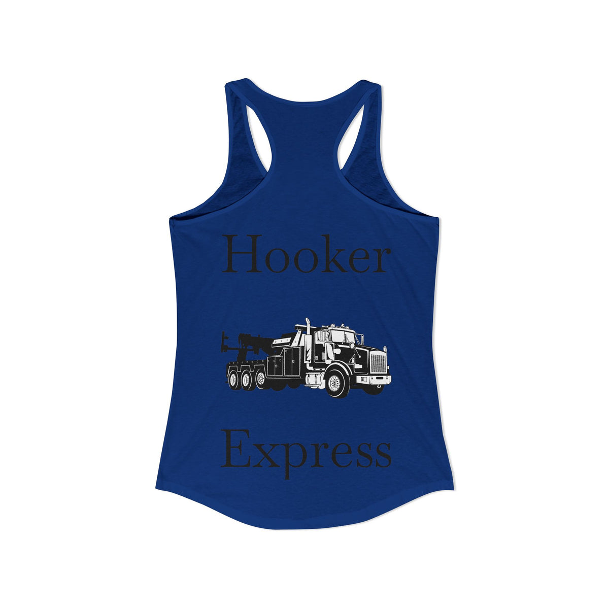H**ker Express Heavy Tow Truck Women's Racerback Tank