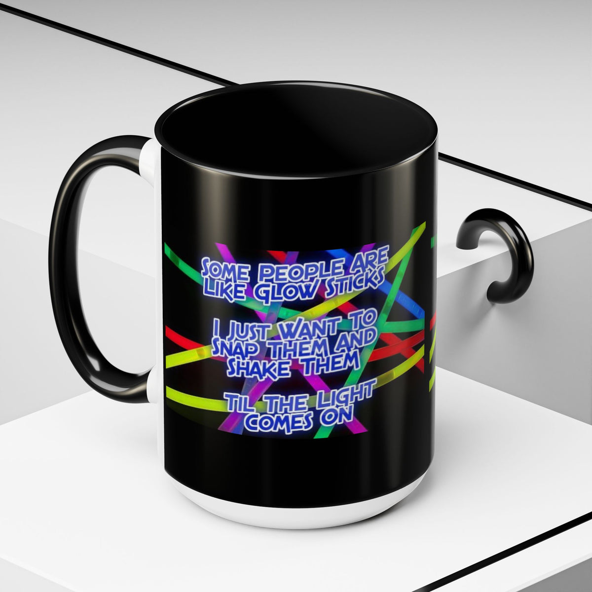 Glow Sticks 2-Tone Coffee Mug