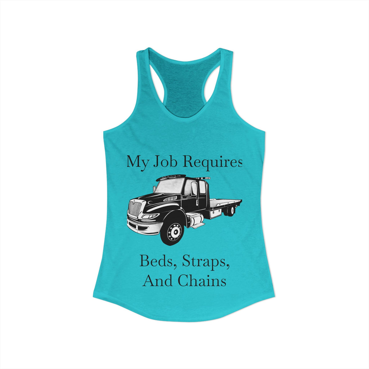 Beds, Straps, And Chains Women's Racerback Tank
