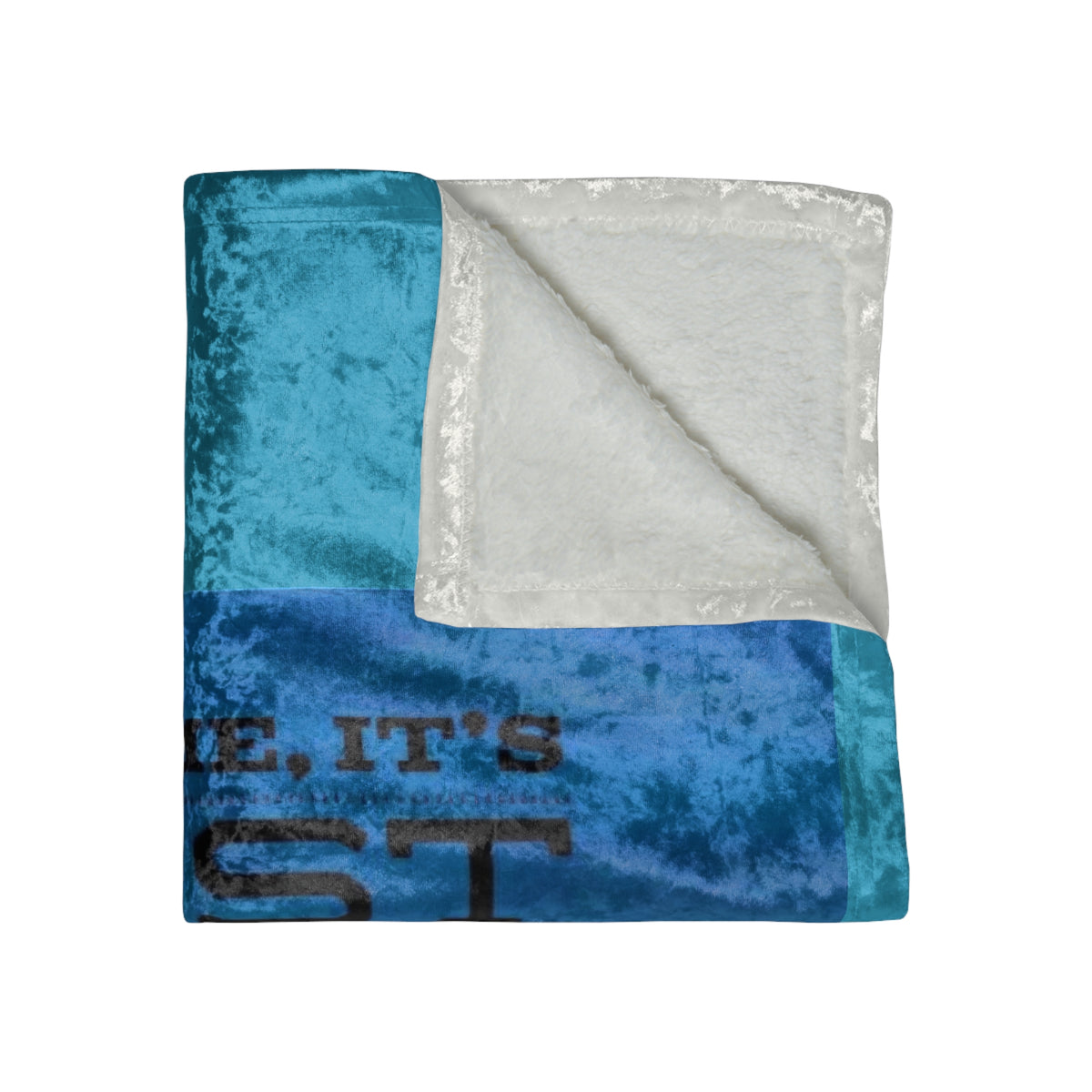 Dr. Beach Crushed Velvet Blanket