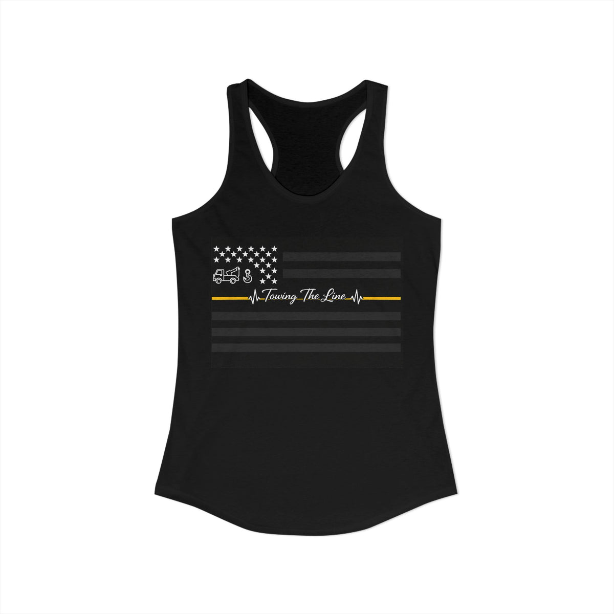 Thin Yellow Line Women's Racerback Tank