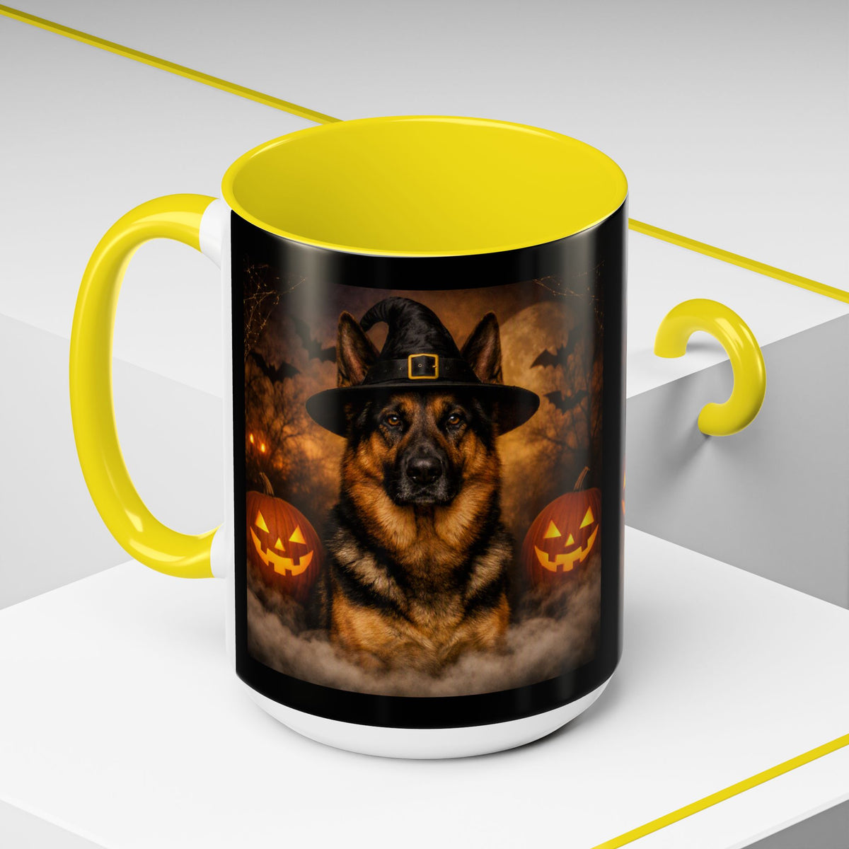 Witch Hat Pack German Shepherd 2-Tone Coffee Mug