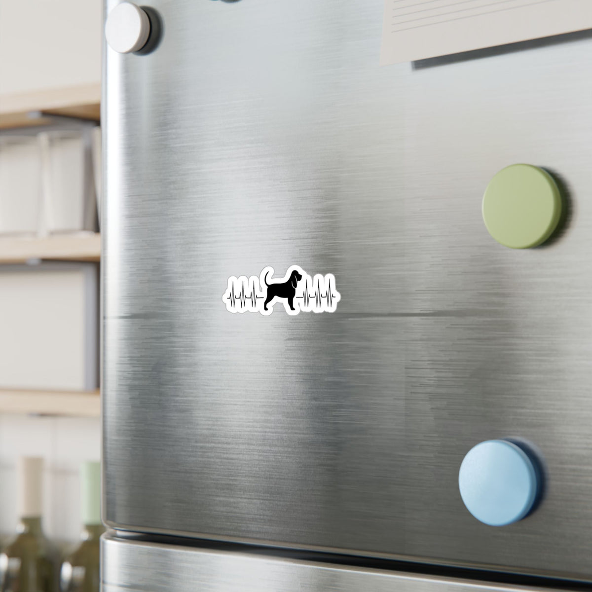 My Heart Beats For Bloodhounds Vinyl Decal