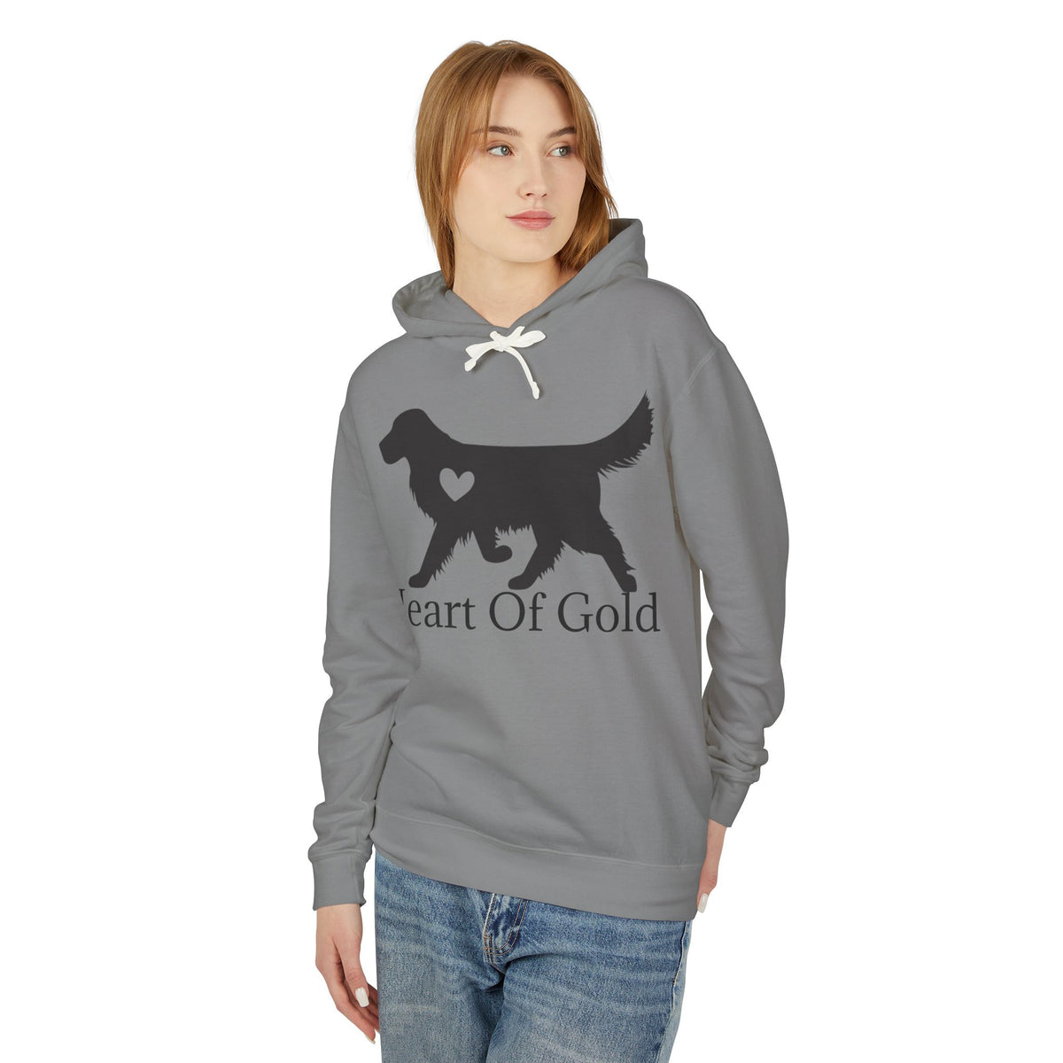 Heart Of Gold Unisex Lightweight Hoodie