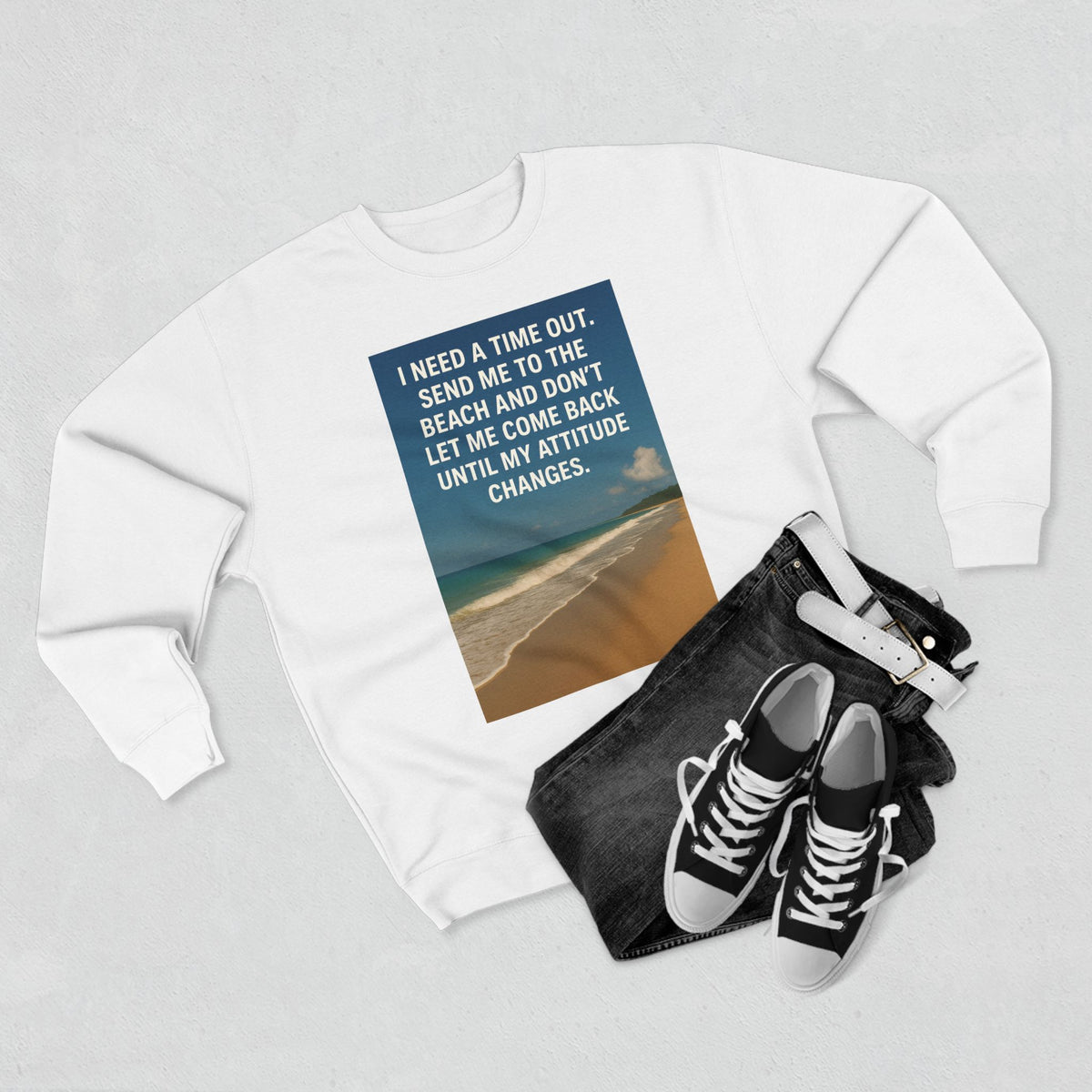 Time Out Unisex Crewneck Sweatshirt