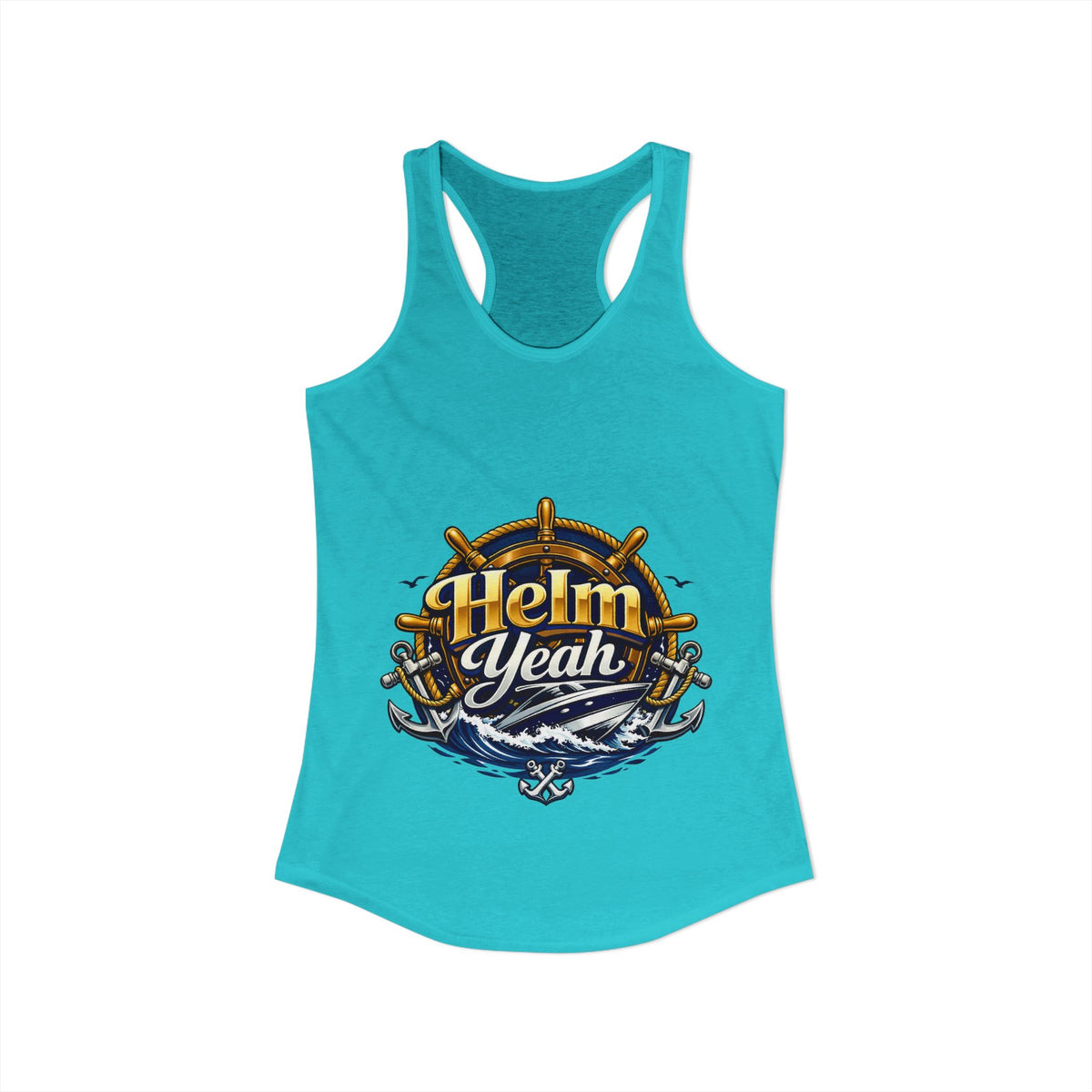 Helm Yeah Women's Racerback Tank