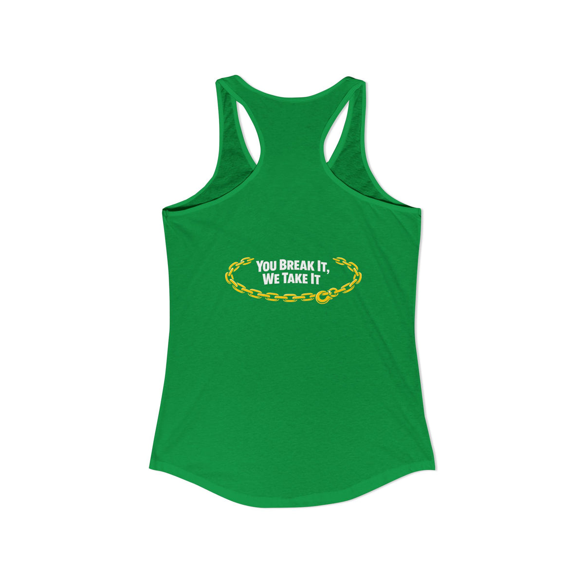 You Break It Women's Racerback Tank