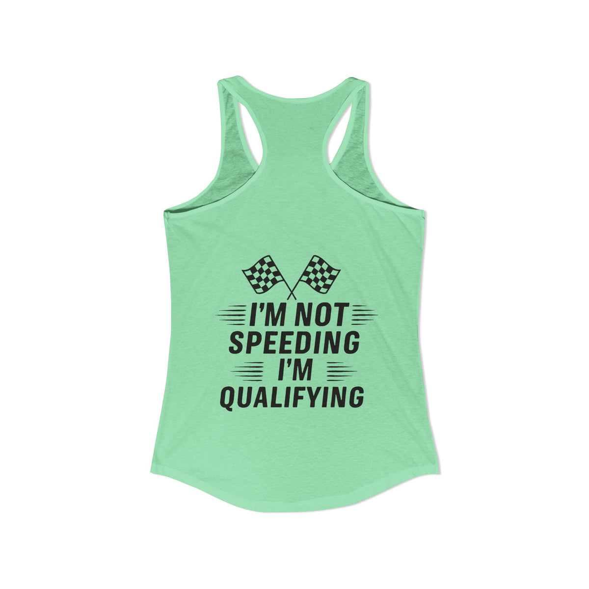 I'm Qualifying Women's Racerback Tank
