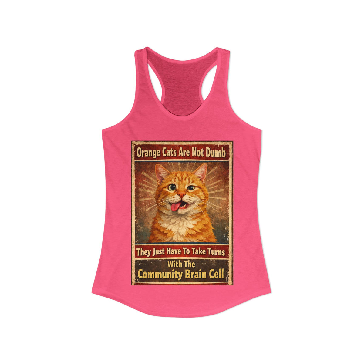 Community Brain Cell Women's Racerback Tank