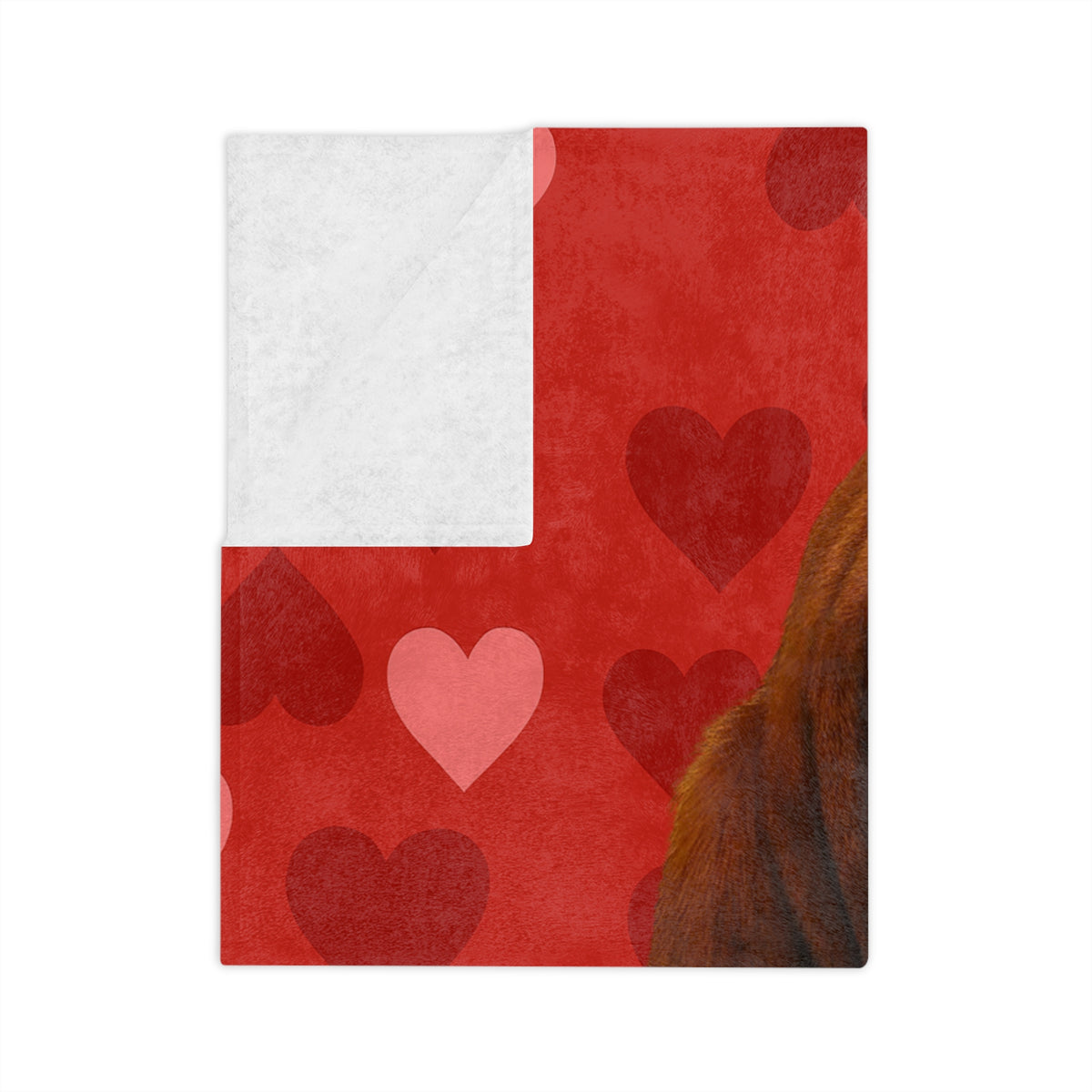Cupid's Companion Bloodhound Velveteen Microfiber Blanket