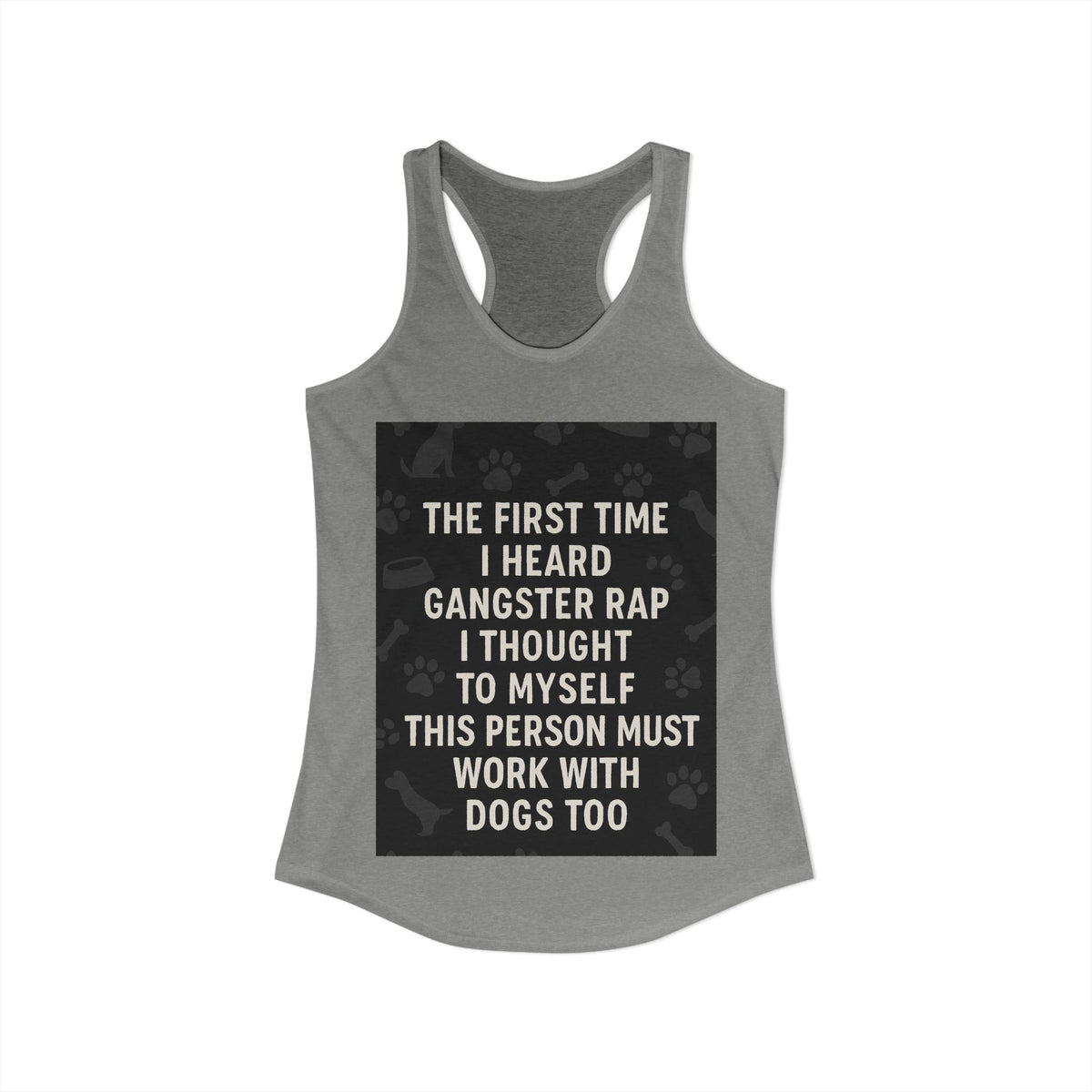 Gangster Rap Women's Racerback Tank
