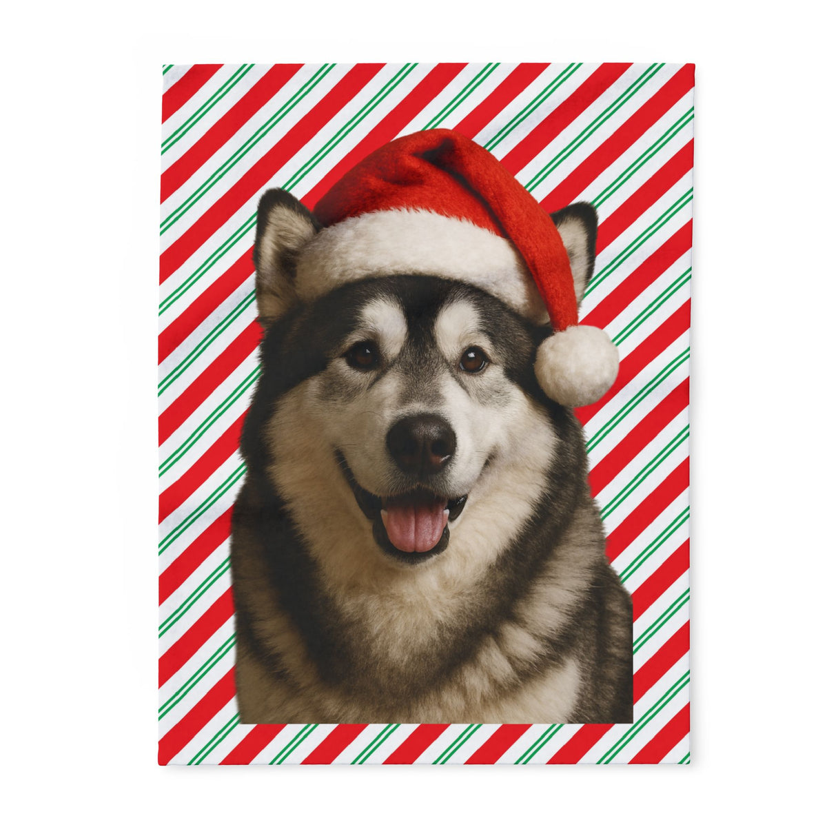 Santa Paws Malamute Arctic Fleece Blanket