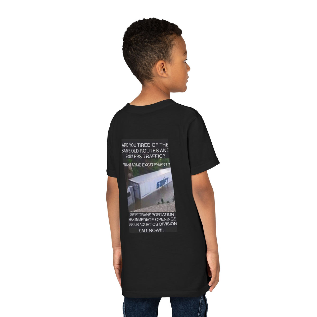 Swift Aquatics Youth Unisex Short Sleeve Crewneck Tee