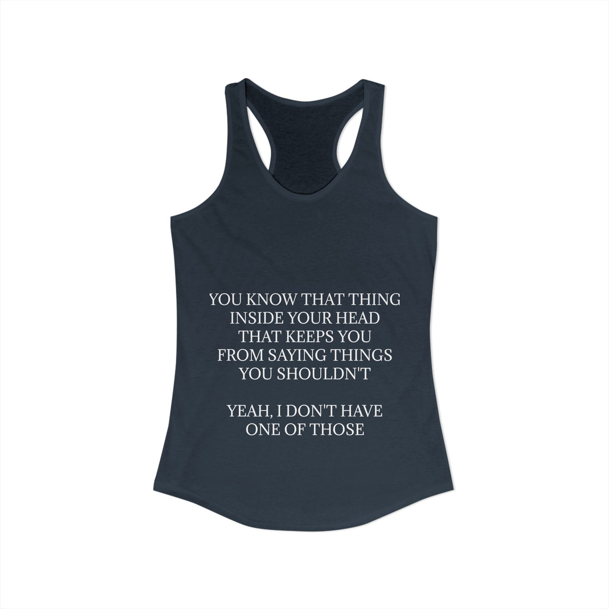 No Filter Women's Racerback Tank