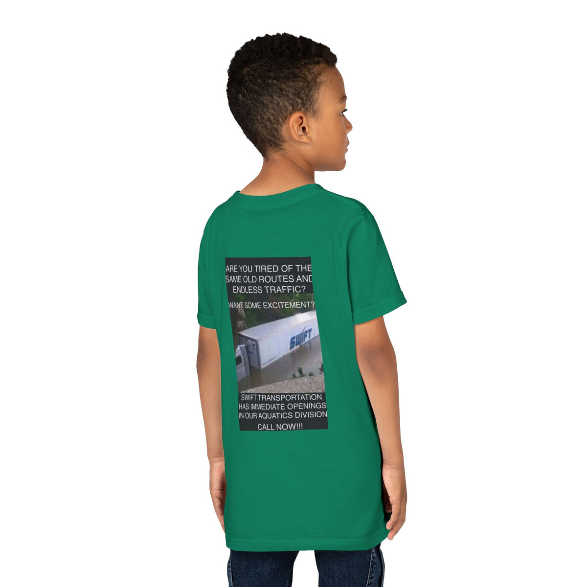 Swift Aquatics Youth Unisex Short Sleeve Crewneck Tee