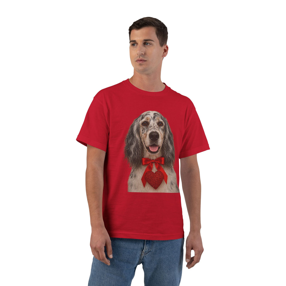 Cupid's Companion English Setter Men's Short-Sleeve CrewneckTee